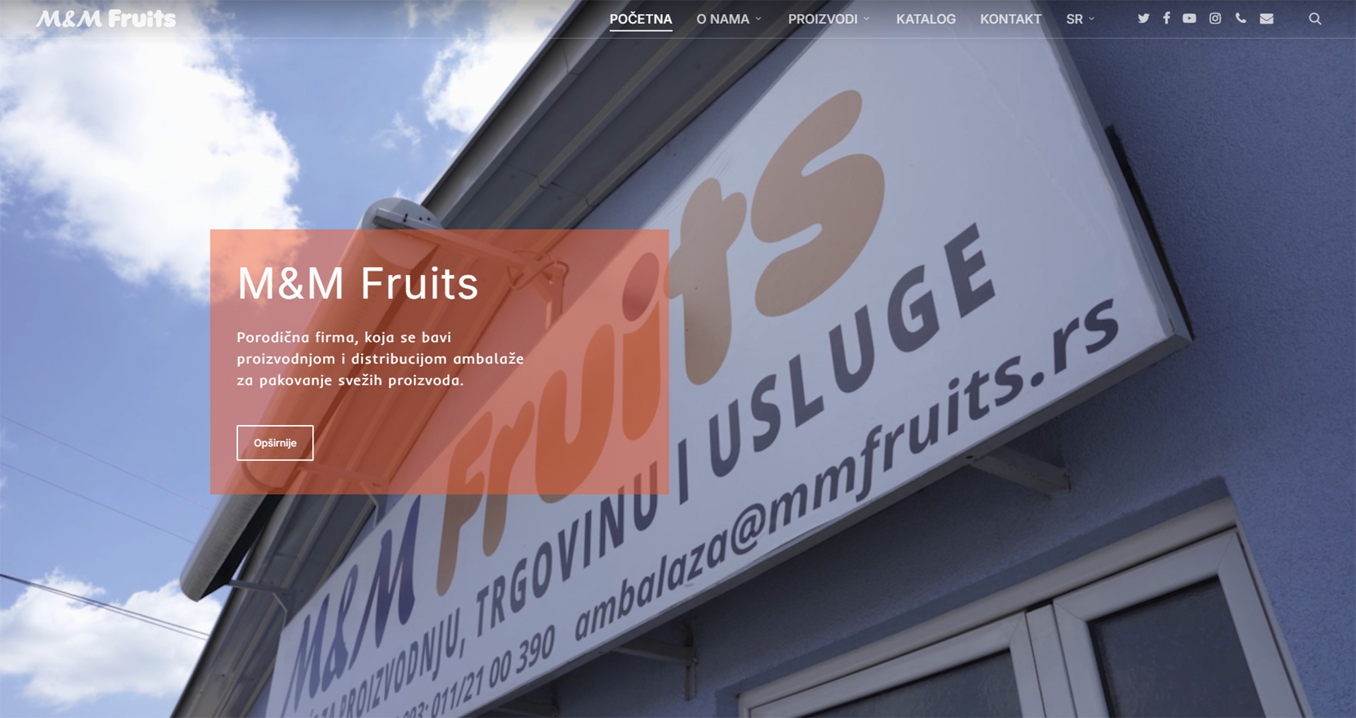 Novi sajt M&M fruits